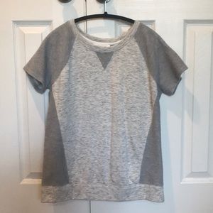 Vince Camuto short sleeved sweatshirt